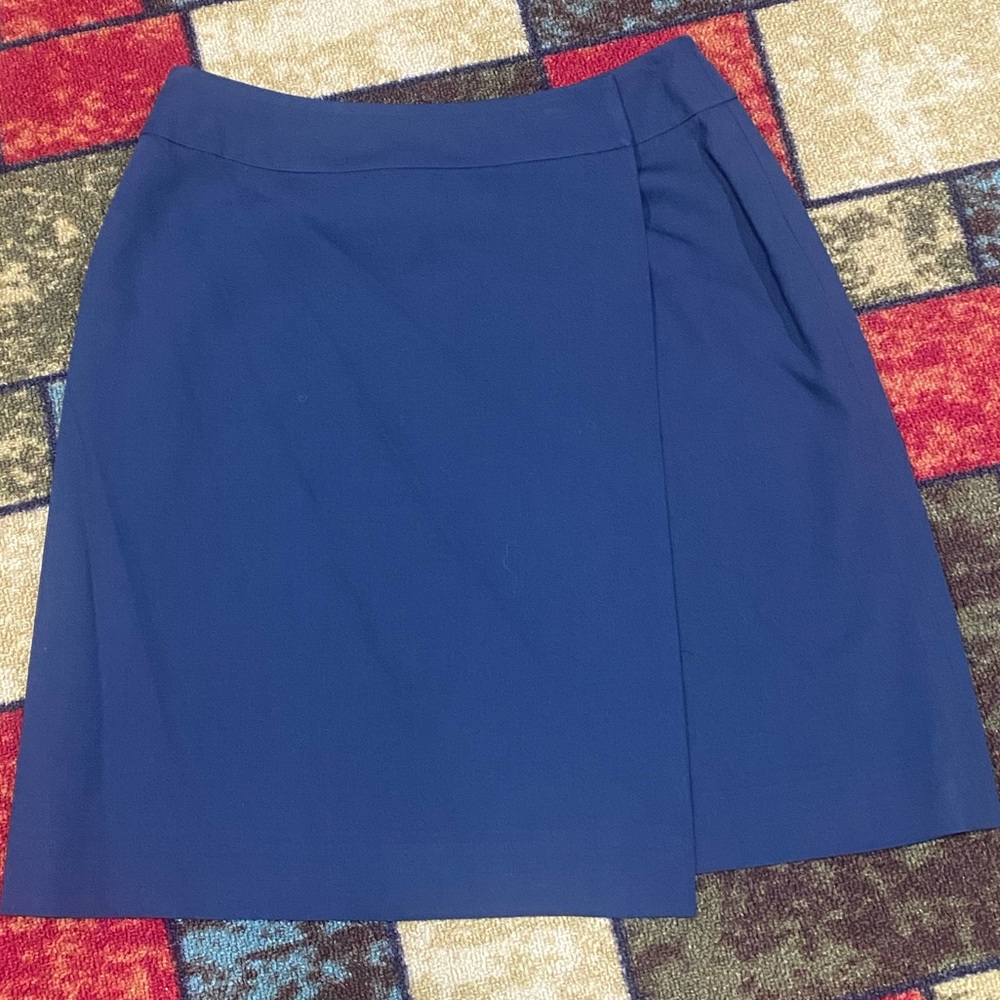 Charcoal gray wrap skirt